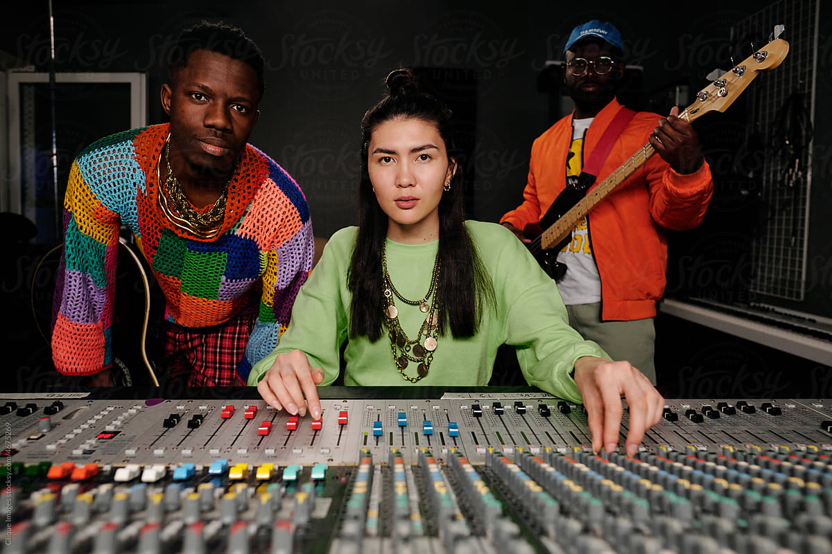 Artists in studio
