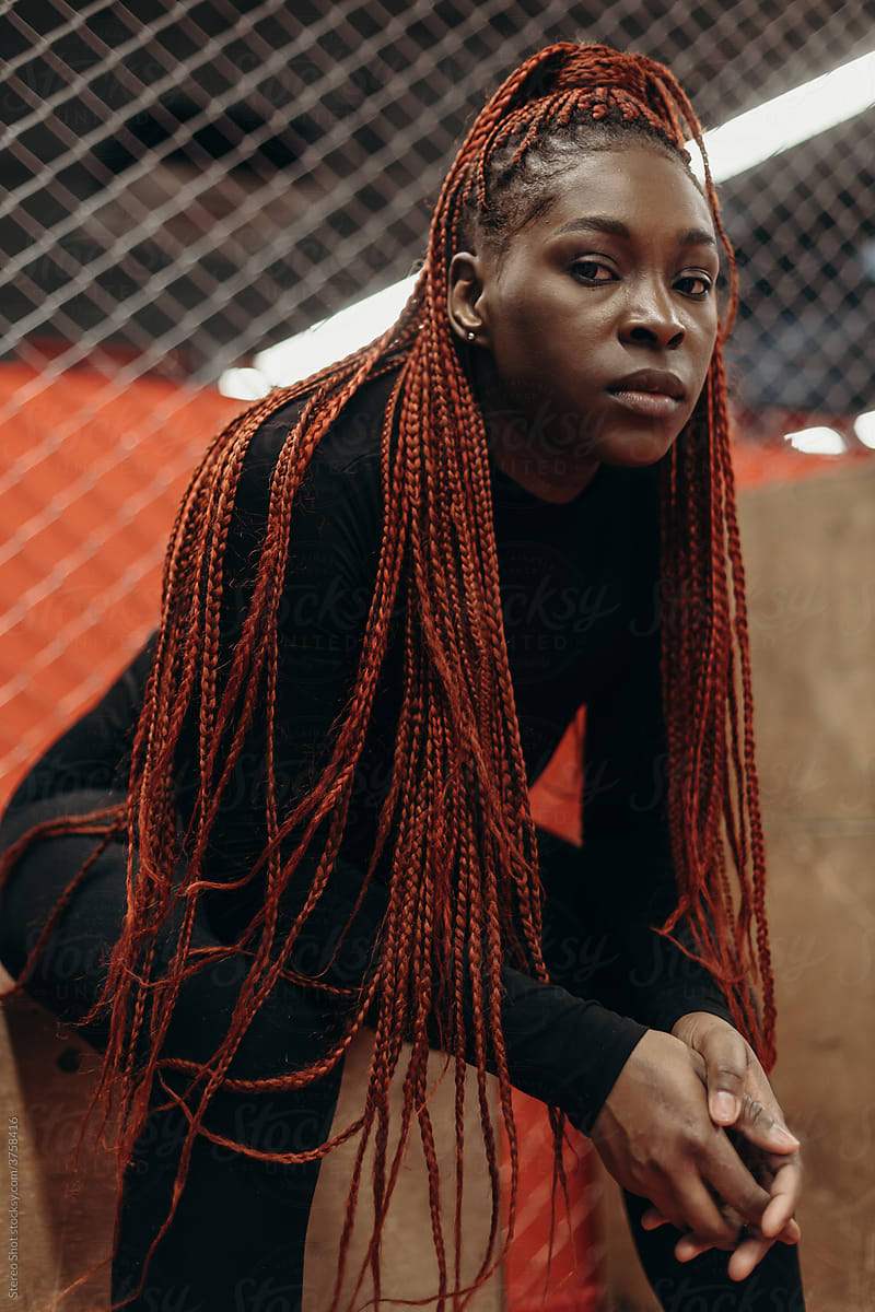 Portrait — red braids